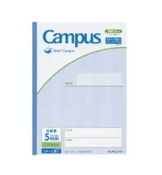 KOKUYO Campus Note Сетка 5 мм, сплошная линия 10 мм Синий набор [Smart Campus] (по использованию) No-GS30S10-5B 10-книга