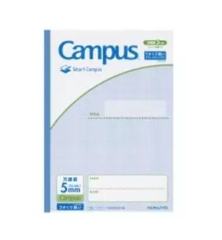 KOKUYO Campus Note Сетка 5 мм, сплошная линия 10 мм Синий набор [Smart Campus] (по использованию) No-GS30S10-5B 10-книга