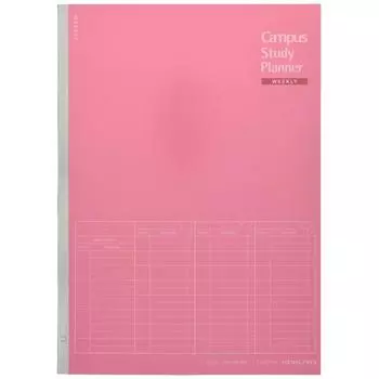 Kokuyo Campus Note Study Planner Weekly B5 Pink No Y80mw Rp