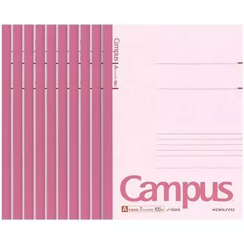 KOKUYO Campus Note в линейку 7 мм 100 листов x 10 книг Semi-B5A