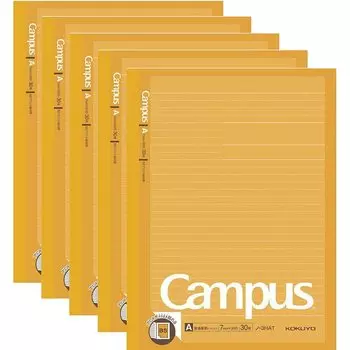 KOKUYO Campus Notebook для нанесения регулярных горизонтальных линий 30 шт. Набор из 5 отпечатков, (с точками), Простыни в А-образную форму, No-3HAT [Оптовые книги]