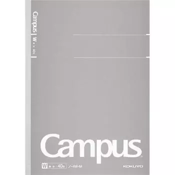 KOKUYO Campus Notebook Plain 40 Sheets Semi B5 10 Book Set No-4W-M