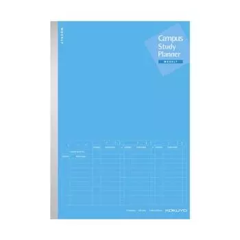KOKUYO Campus Notebook Study Planner Weekly линованный A5 синий No-Y82MW-B