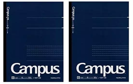 KOKUYO Campus Notes Adult Campus Dotted B Ruled B5 50 листов [Набор 2] No-5BT-DB