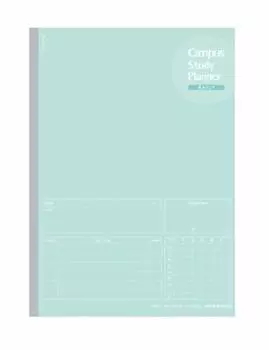 KOKUYO Campus Study Planner Daily Ruled Set Mint Green (Блокнот) Полу-B5 No-Y80MD-G 5-Book мятный зеленый