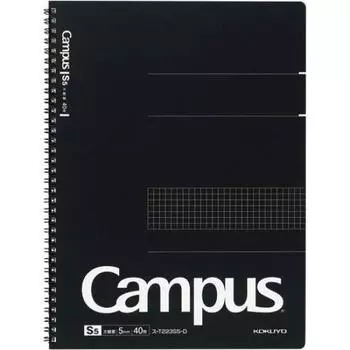 KOKUYO Campus Twin Ring A4 Squared Ruled Cutoff x 5