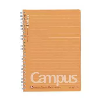 KOKUYO Campus Twin Ring Notebook A5 A-lined 50 sheets S-T135ATN