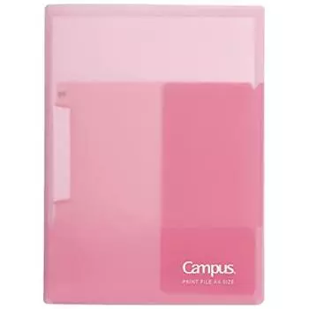 KOKUYO Campus Удобный для просмотра файл для печати A4 Pink Fu-CE755P [Комплект для оптовой покупки из 5 книг]