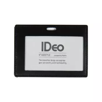 KOKUYO Чехол для визитных карточек IDeo Leather Horizontal Black NM-CK195D