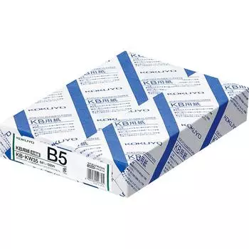 KOKUYO Copy Paper B5 Paper Thickness 500 Sheets PPC Paper Common Paper 0.09mm KB-KW35