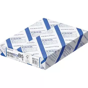 KOKUYO Copy Paper PPC Paper Common Paper FSC Certified 64G 500 Sheets B5 KB-35N