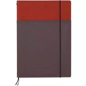 KOKUYO Cover Note Systemic B5 Gray/Red A-lined 40 sheets No-653A-2