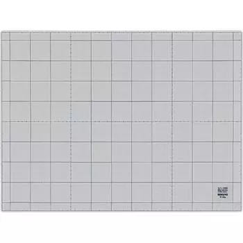 KOKUYO Cutter Mat 600 x 450mm Gray Double-sided Ma-43M серый