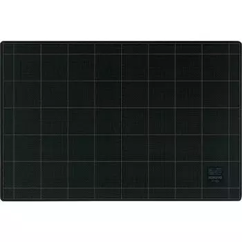 KOKUYO Cutter Mat Cutting Mat 300 x 450mm Black Dark Gray Double-Sided Ma-42D чёрный