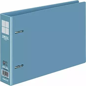 KOKUYO D-ring file A5 horizontal E type 300 sheets capacity blue F-FD437NB