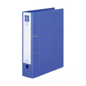 KOKUYO D-Ring File Smooth Style A4 2-hole 500-sheet capacity Blue Fu-UDS450B