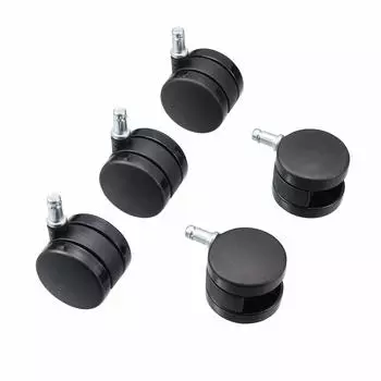 KOKUYO diameter 60 W casters set of 5 (nylon) A-CS18F6 чёрный