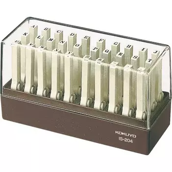 KOKUYO Endless Stamp English Letter Set No. 4 IS-204