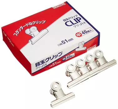 KOKUYO Eyeball Clip Medium 40 Pieces Curi-J14