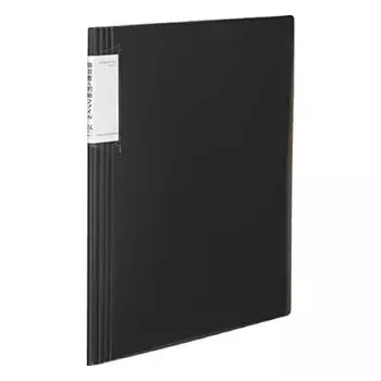 KOKUYO Файл с данными о получении, фиксированный тип Novita A4, 24 кармана, черный, комплект для покупки & La-NVR510D [Bulk 3] чёрный