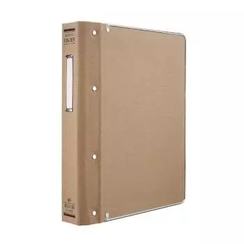 KOKUYO File Binder Cloth B5 Vertical with Metal Border 26 Holes Holds 200 Sheets Ha-120Z
