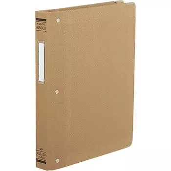 KOKUYO File Binder, Cloth Paste, A5, Vertical, with Square Metal, 20 Holes, Holds 100 Sheets Ha-111