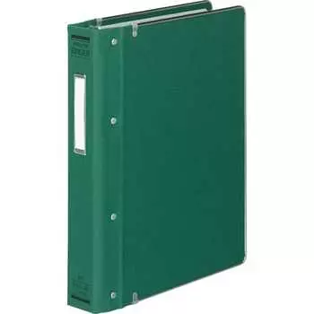 KOKUYO File Binder Cloth Pasted B5 Vertical with Metal Border 26 Holes Holds 200 Sheets Green Ha-120GZ