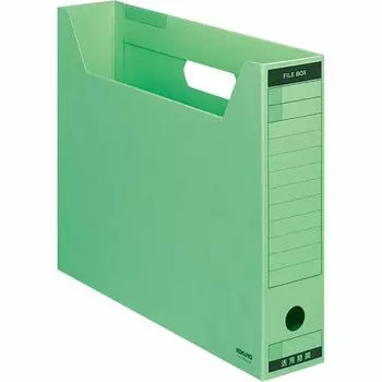KOKUYO File Box-FS B Type B4 Horizontal Storage Width 68mm Green B4-SFBN-G [Bulk Purchase Set of 5 Books]