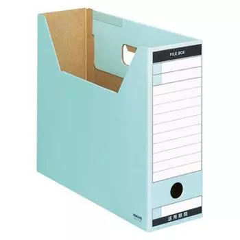 KOKUYO File Box-FS T Type (Cardboard Type) A4 Size Horizontal Back Width 102mm Blue 10 Books A4-LFT-B