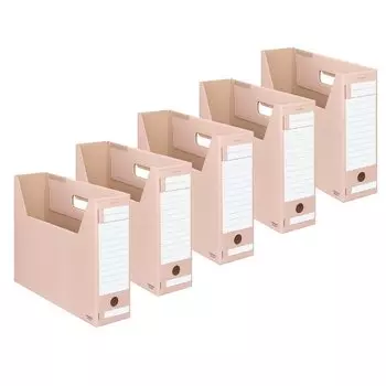 KOKUYO File Box Inter Gray D Type Storage Ширина 94 мм B4 Розовый 5 Book Set B4-LFD-PX5