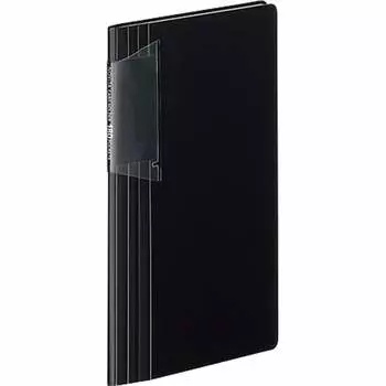 KOKUYO File Card Holder Novita Slim 30 Sheets 180 People Capacity Black May-N118D