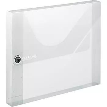 KOKUYO File Case File Carryall A4 Wide Transparent F-C930T