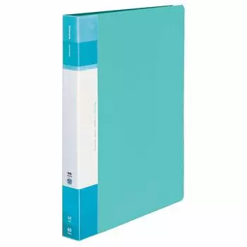 KOKUYO File Clear Book Glassel Fixed Type A4 60 Sheets Light Blue La-GLB60LB