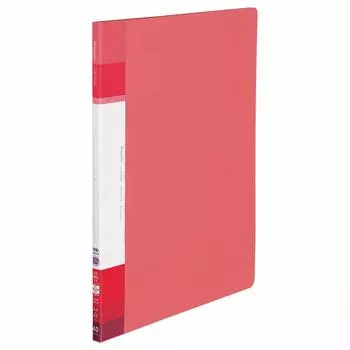 KOKUYO File Clear Book Glassel Fixed Type A4 Side Coral Pink La-GLB220P