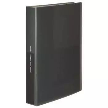 KOKUYO File Clear Book Glassel Fixed Type A4 100 Sheets Black La-GL100D