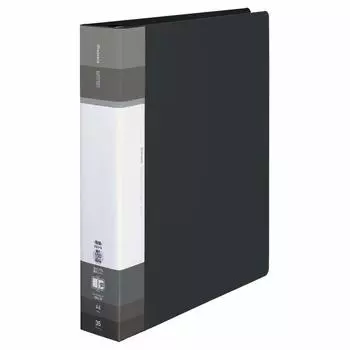 KOKUYO File Clear Book Glassel Replaceable Paper Type A4 S Wide Black LA-GLB740D