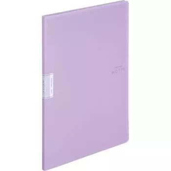 KOKUYO File Clear Book MOTTE A4 20 Sheets Pocket Purple La-LM20V
