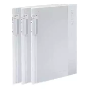 KOKUYO File Clear Book Novita A4 20 Sheets Transparent 3 Book Pack 99K La-NV20TX3