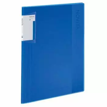 KOKUYO File Clear Book Novita Fixed Type A4 60 Sheets Blue La-NV60B