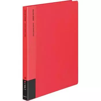 KOKUYO File Clear Book Replacement Paper Type A4 Vertical 30 Holes 12 Sheets Pocket Red La-720R красный