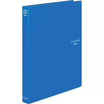 KOKUYO File Clear Book Replacement Type A4 30 Holes Blue La-460B