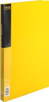 KOKUYO File Clear File Basic A4 20 Sheets Yellow La-B20Y