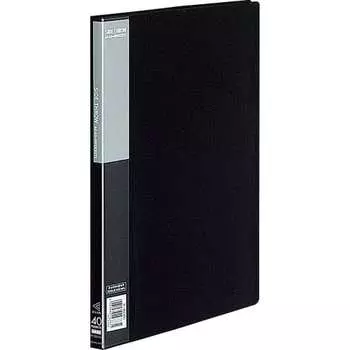 KOKUYO File Clear File Basic Fixed Side Throw A4 40 Pockets Black La-B220D