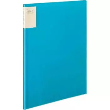 KOKUYO File Clear File Carry All Fixed Type Back Pocket B4 20 Pockets Blue La-5824B