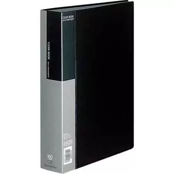 KOKUYO File Clear File Fixed Type Black A4 Vertical 100 Sheets La-B100D