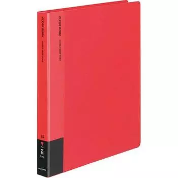 KOKUYO File Clear File Replaceable Paper Type A4 Vertical 30 Holes Red La-730R