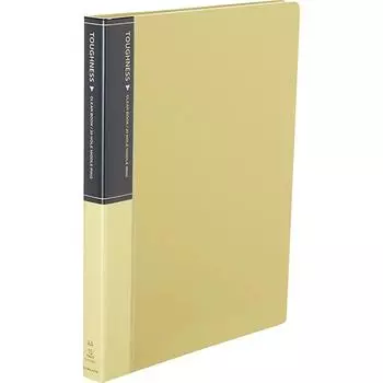KOKUYO File Clear File Toughness Middle Ring A4 Yellow LA-F720Y