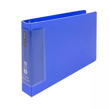 KOKUYO File Clear File Wave Cut Replacement Paper Type B6 Horizontal 15 Sheets Blue La-T728B