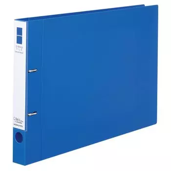 KOKUYO File D-Ring File Smooth Style B4 Horizontal E Type 200 Sheet Capacity Blue Fu-UDS429B