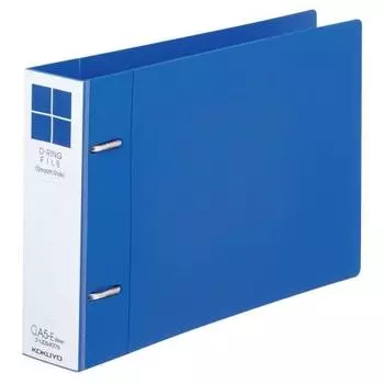 KOKUYO File D-Ring File Smooth Style A5 Horizontal E Type 300 Sheet Capacity Blue Fu-UDS437B